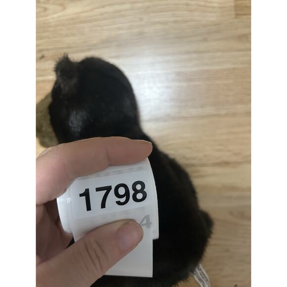 FOLKMANIS Brown Bear Cub Puppet About 10" Tall Seated Position Claws On Paws - Picture 5 of 5